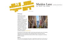 Desktop Screenshot of maiden-lane.com
